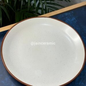 Off White Dinner Plate