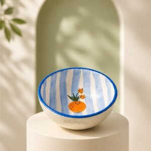 Striped Bowl Blue