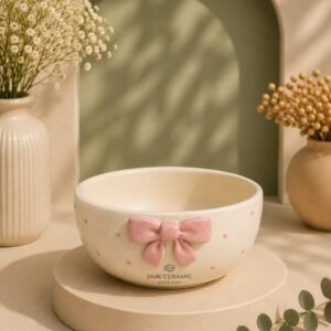 Bowtie Bowl Pink