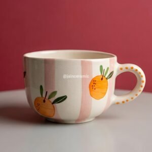 orange peach mug