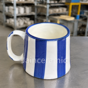 Blue Striped Mug