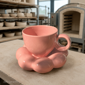Bubble Cup Saucer - Pink