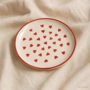Red Heart Plate
