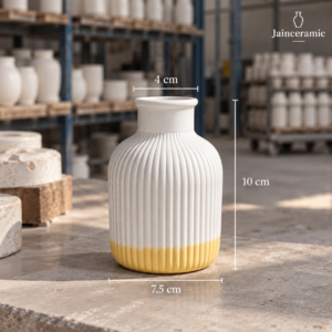 Ribbed Vase