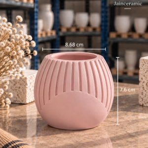 Rounded Vase Pink