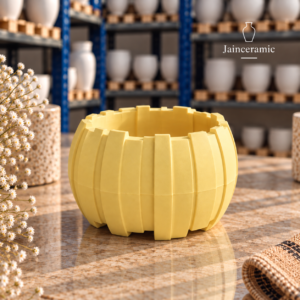 Small Desk Vase Yellow