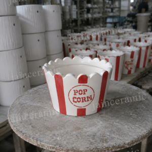 Popcorn Tub - Rounded Flat